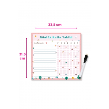 Günlük Rutin Takibi Magnet... 2