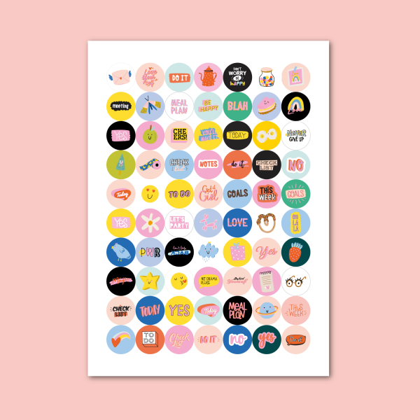 197- Aşk Mektubu Sticker Sayfası