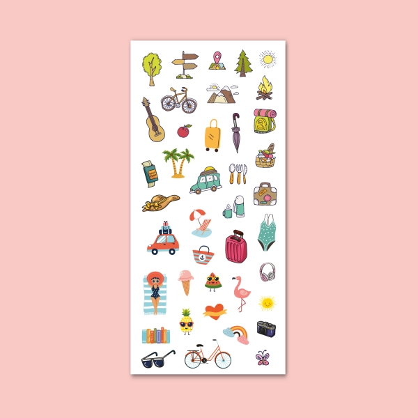 164- Tatlı Kaçamak Sticker Sayfası