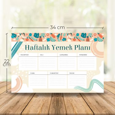 Haftalık Yemek Planı Magnet... 2
