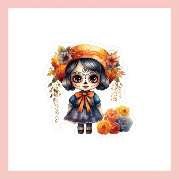 Cute Gothic Vinyl Sticker
