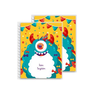 Cute Monster Kids' Yedek Kapak