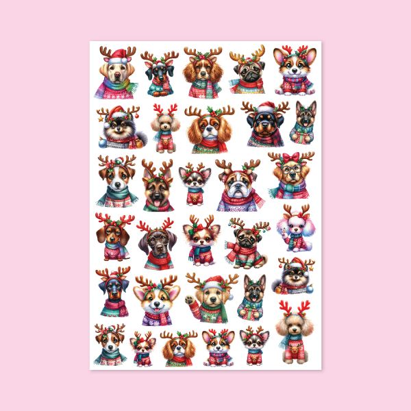 329- Geyik Köpüşler Şeffaf Sticker...