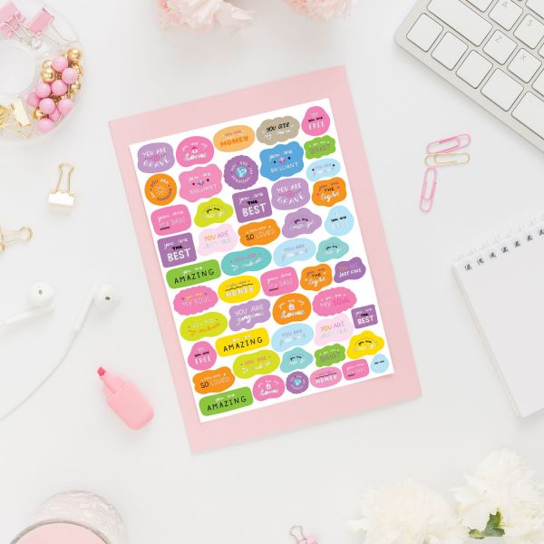 373- Harikasın Gümüş Varaklı Sticker...