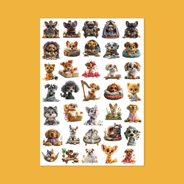 408- Meraklı Sticker Sayfası