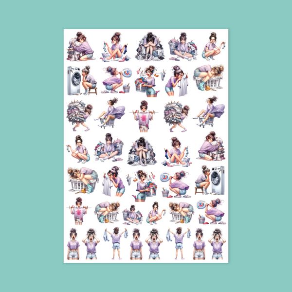 423- Foşur Foşur Sticker Sayfası