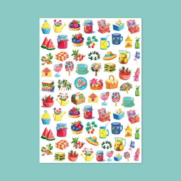 434- Bi' Dilim Karpuz Sticker Sayfası