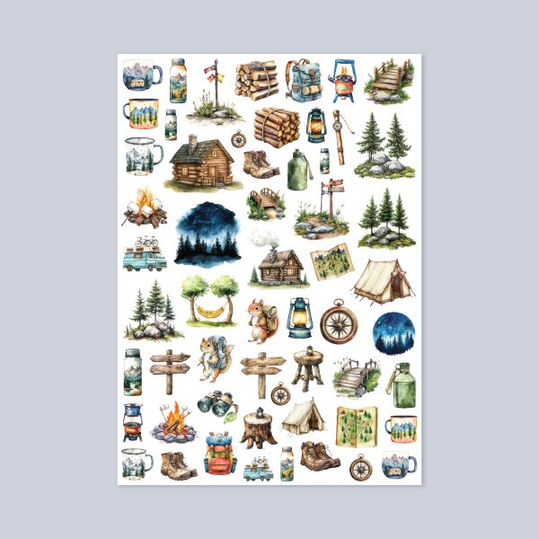 447- Kampçılık Sticker Sayfası