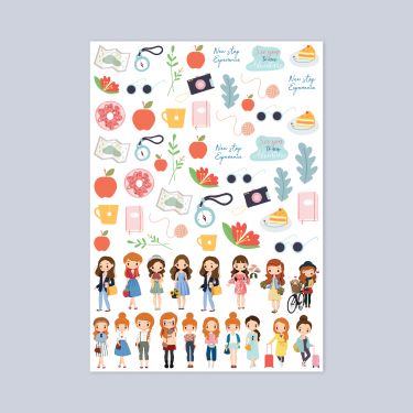 451- Gezi Planı Sticker...