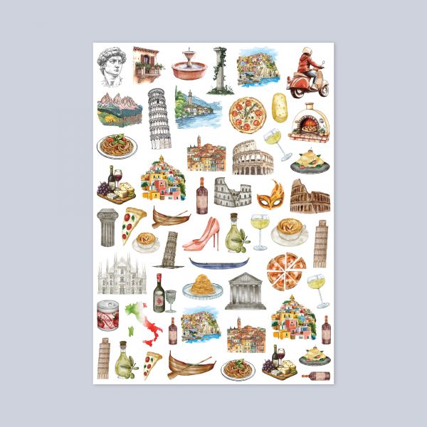 452- Pisa Kulesi Sticker Sayfası