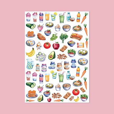 478- Lezzet Şöleni Sticker...