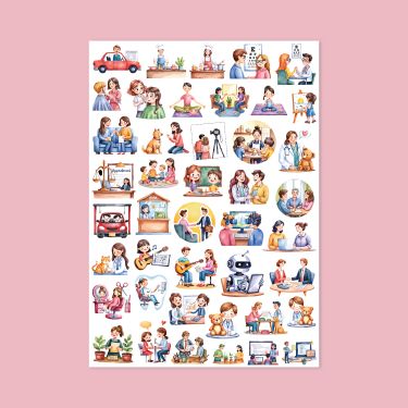 477- Düt Düt Sticker Sayfası