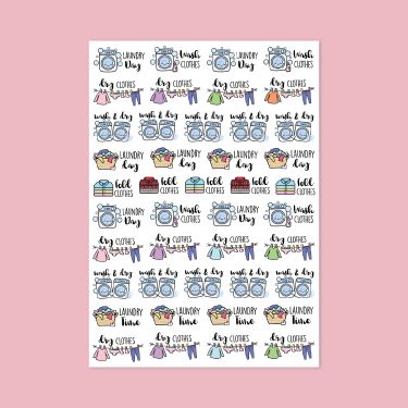 474- Laundry Time Sticker...