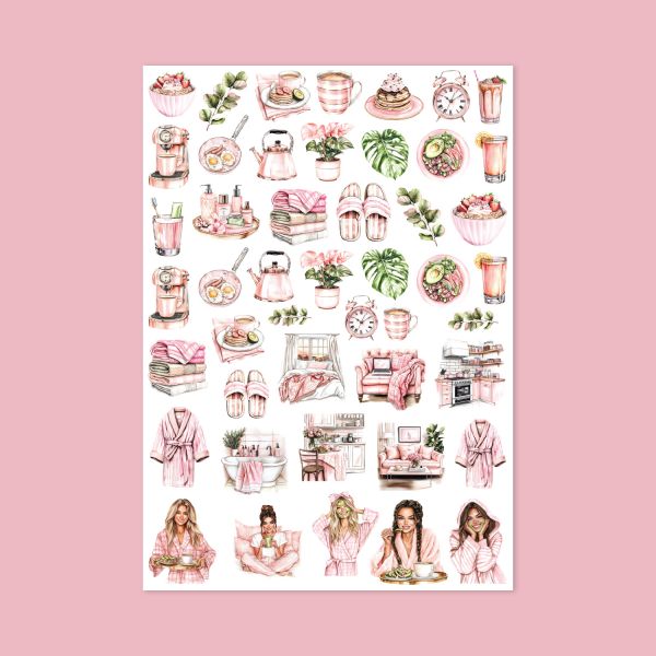 466- Sakin Zamanlar Sticker Sayfası
