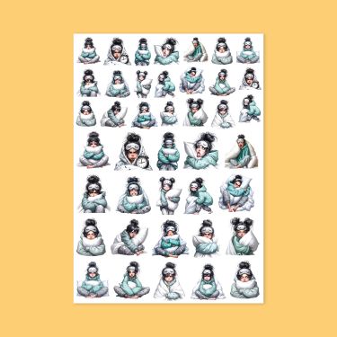 509- Saat Kaç? Sticker Sayfası