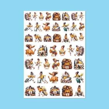 524- Evde Yokuz Sticker...