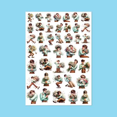 525 - Aşkoş Sticker Sayfası
