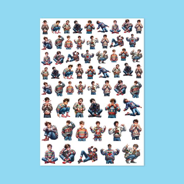 526 - Yağuşuklu Sticker Sayfası
