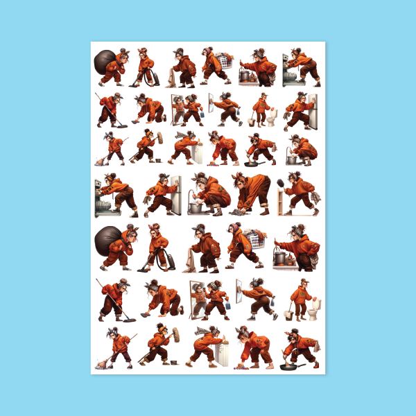 529 - Evi de Halledicez Sticker Sayfası 529 - Evi de Halledicez Sticker Sayfası