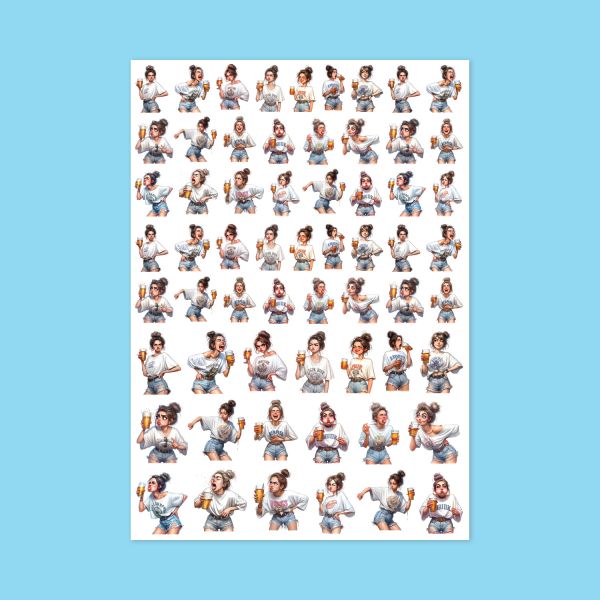 531 - Çakır Keyif Sticker Sayfası 531 - Çakır Keyif Sticker Sayfası