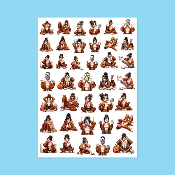 532 - Evde Tek Başına Sticker Sayfası 532 - Evde Tek Başına Sticker Sayfası