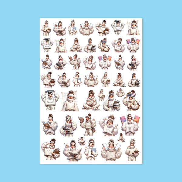 539 - Miya Girl Sticker Sayfası 539 - Miya Girl Sticker Sayfası