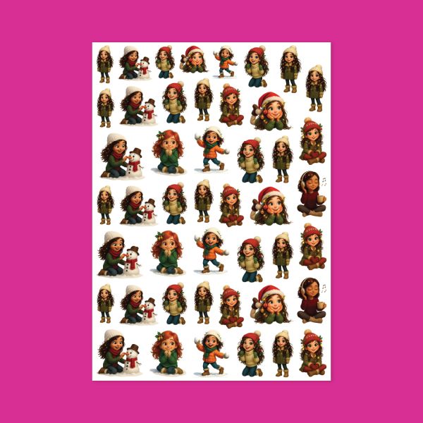 556 - Heves Kız Sticker Sayfası